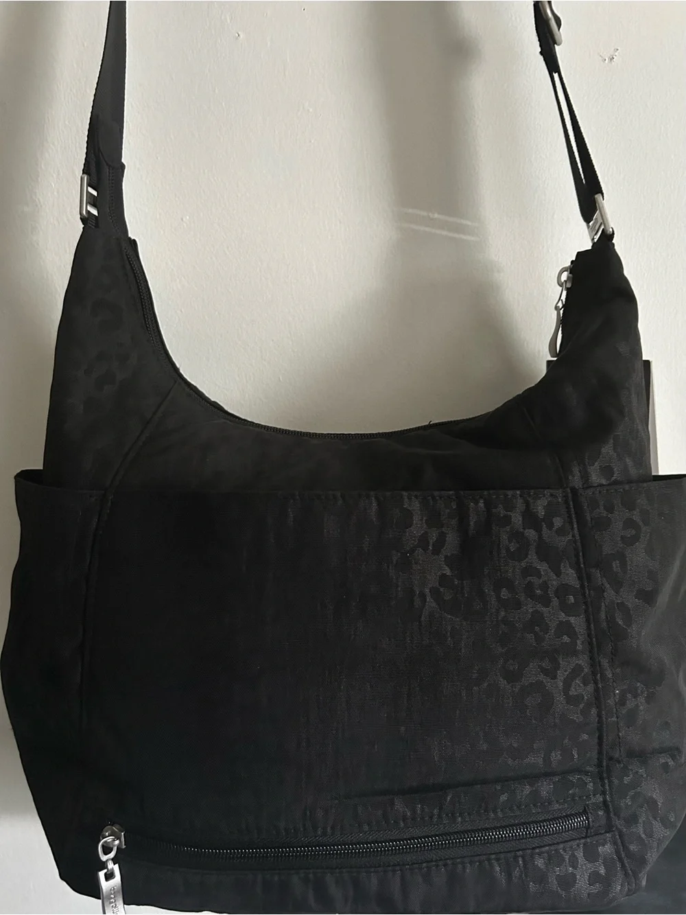 Baggallini Black Hobo Shoulder Bag